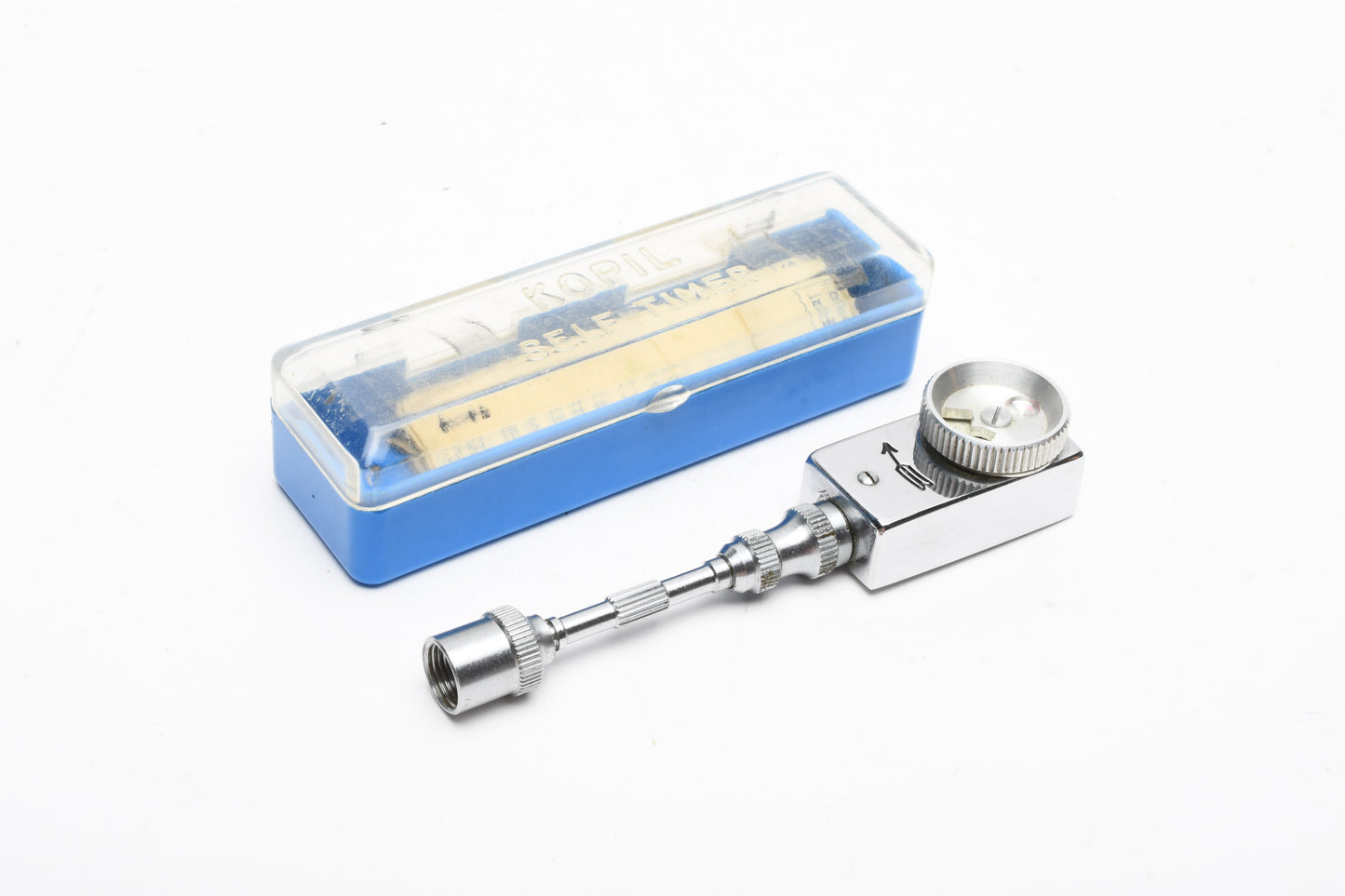 Kopil mechanical self timer for 35mm cameras, tested, in case