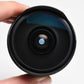 Minolta MC Fisheye Rokkor-X 16mm f2.8 lens, Barely Used, Mint-
