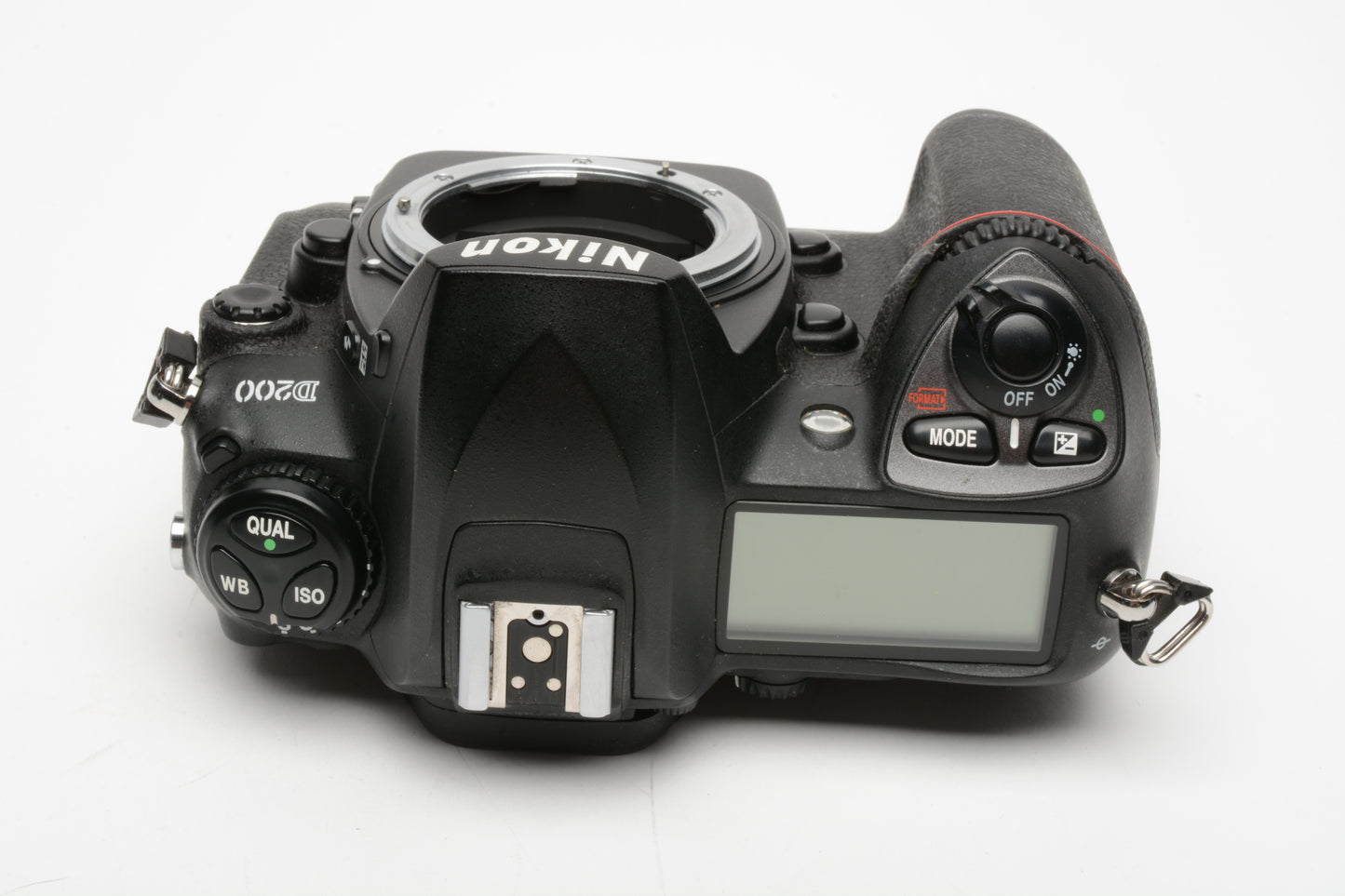 Nikon D200 10.2MP Digital SLR Camera Body, 2batts, charger, 9417 Acts, Tested