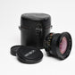 Minolta MD 17mm f4 lens w/Case, Barely Used, Mint-