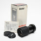 Vivitar MF 70-210mm F4.5 Macro zoom lens for Pentax PK Mount, Caps, Box, Mint-