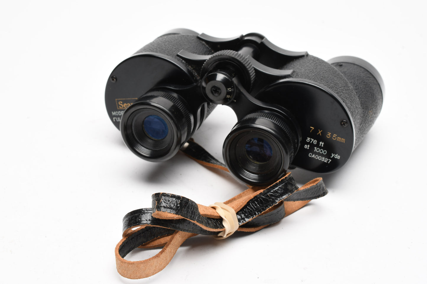 Sears 7x35 Binoculars #6214 Binoculars w/Vintage case, Great!