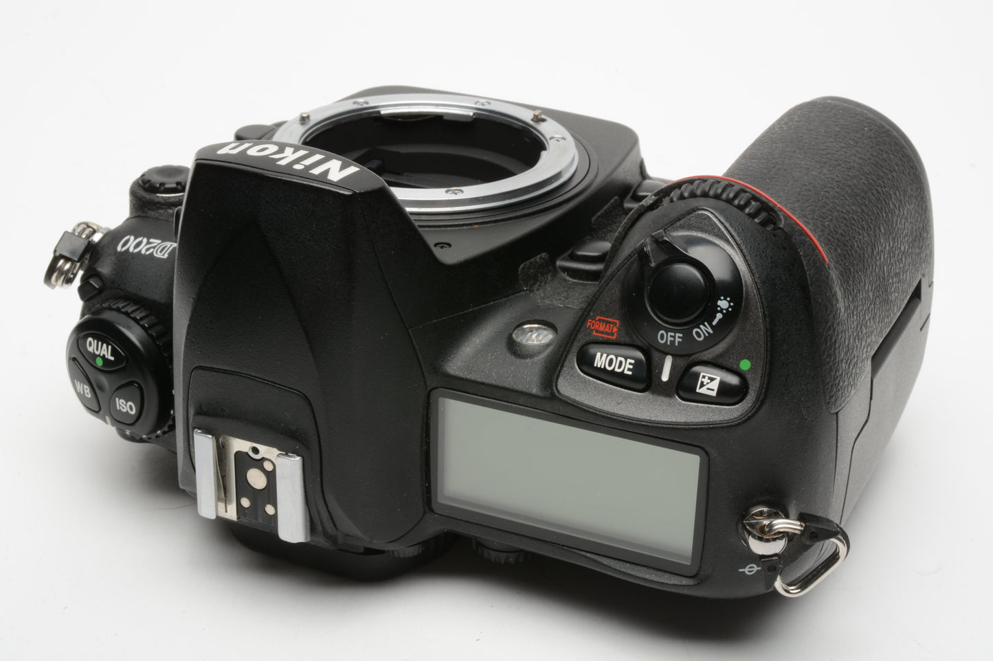 Nikon D200 10.2MP Digital SLR Camera Body, 2batts, charger, 9417 Acts, Tested