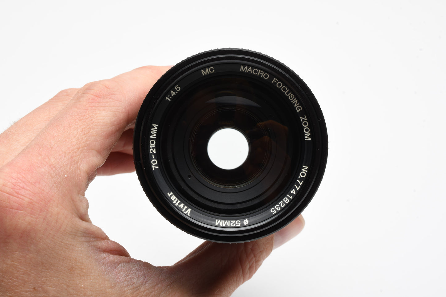 Vivitar MF 70-210mm F4.5 Macro zoom lens for Pentax PK Mount, Caps, Box, Mint-