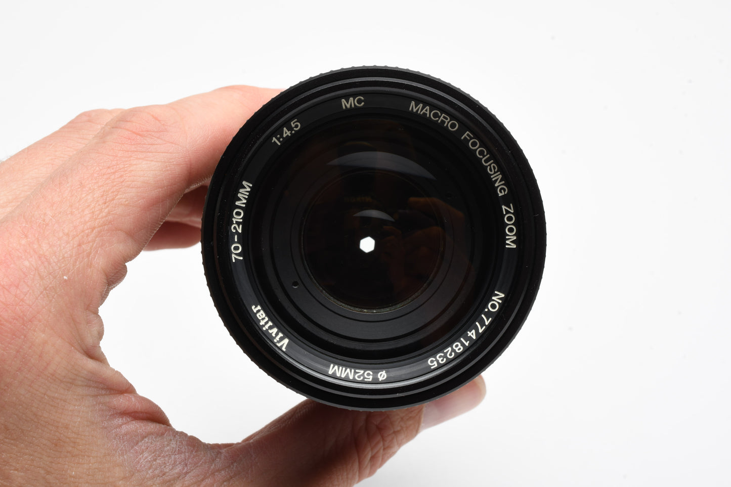 Vivitar MF 70-210mm F4.5 Macro zoom lens for Pentax PK Mount, Caps, Box, Mint-
