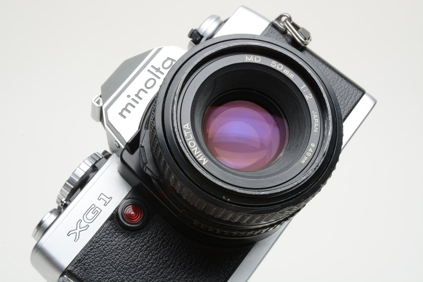 Minolta XG-1 35mm SLR w/MD 50mm F2 lens, New seals, tested, Great!