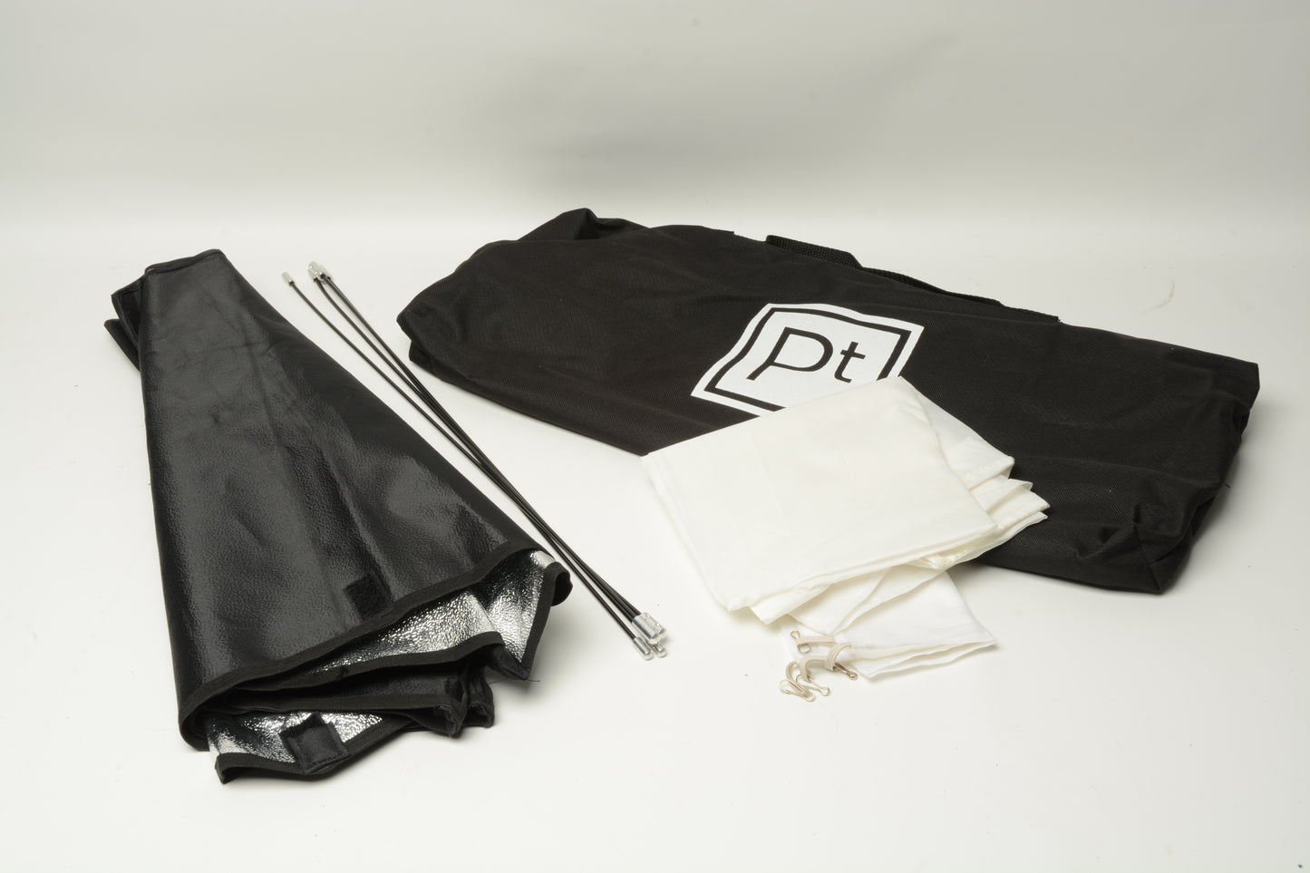 Platinum Pro Studio flash kit PT-DPSFK w/2X stands, softbox, reflector+