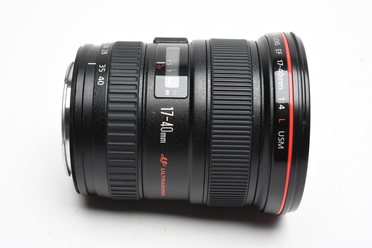 Canon EF 17-40mm f4L, Very clean & sharp! w/Hood + Caps