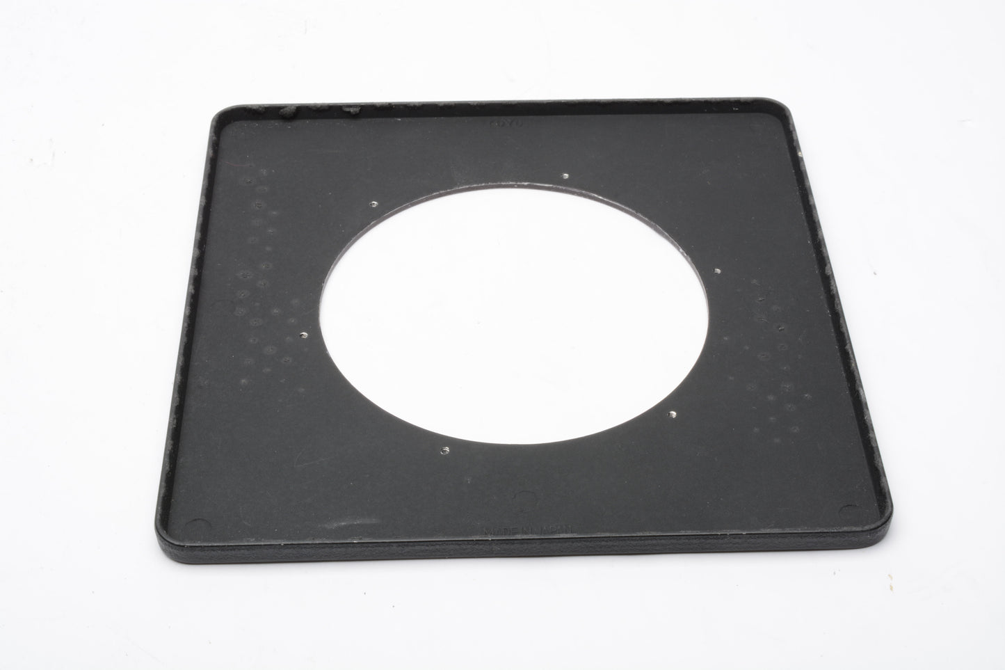 Toyo 4x4" lens board w/95mm opening and drill holes