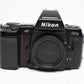 Nikon N8008s 35mm SLR Body w/MF-21 Back, cap, tested, Great!
