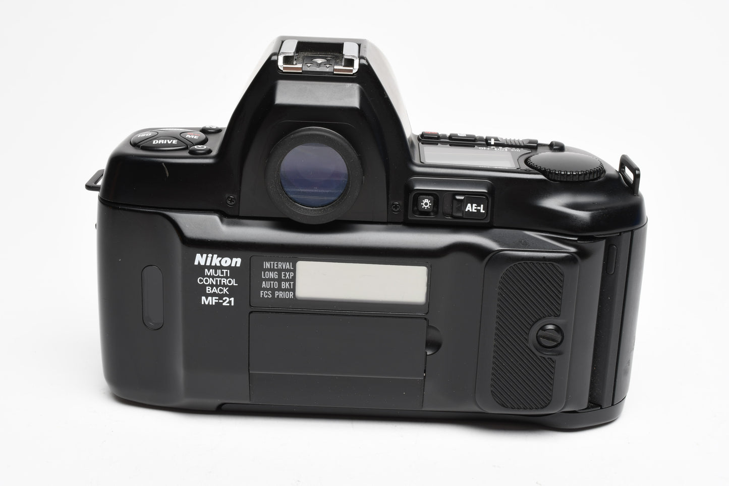 Nikon N8008s 35mm SLR Body w/MF-21 Back, cap, tested, Great!
