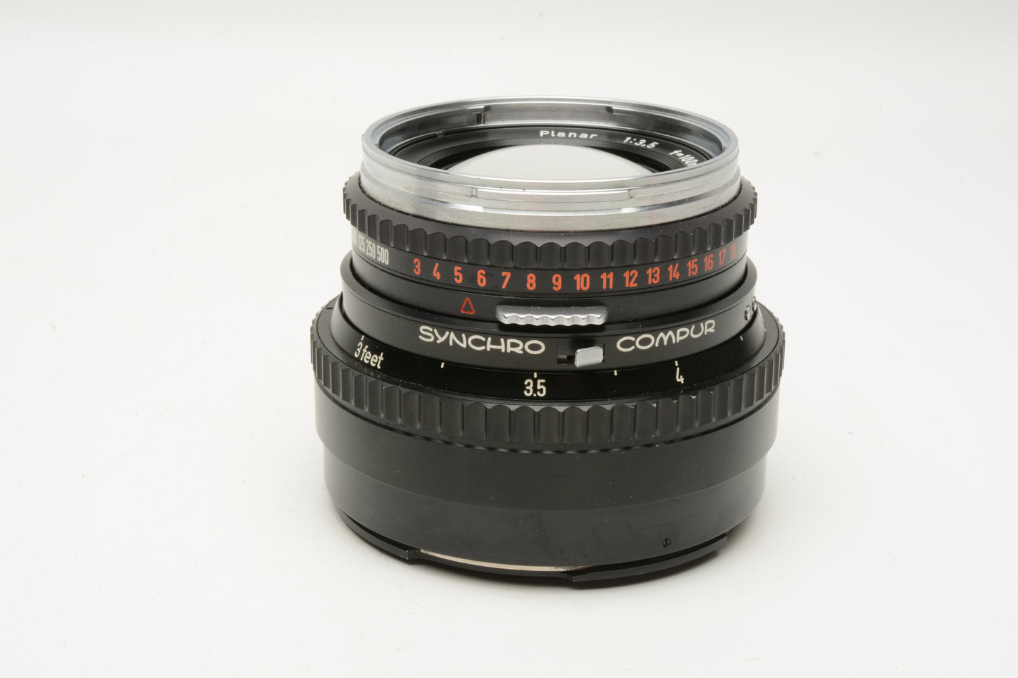 Hasselblad Carl Zeiss C Planar 100mm f3.5 T* Silver Rim, Clean! Great!