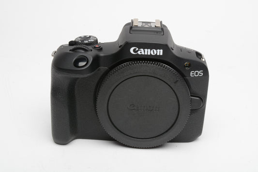 Canon EOS R100 Mirrorless Body, Very clean, Only <6000 Acts!  Batt+charger+strap