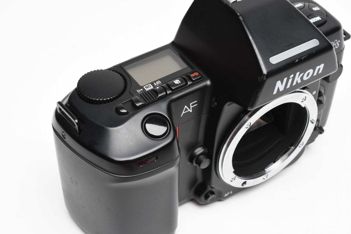 Nikon N8008s 35mm SLR Body w/MF-21 Back, cap, tested, Great!