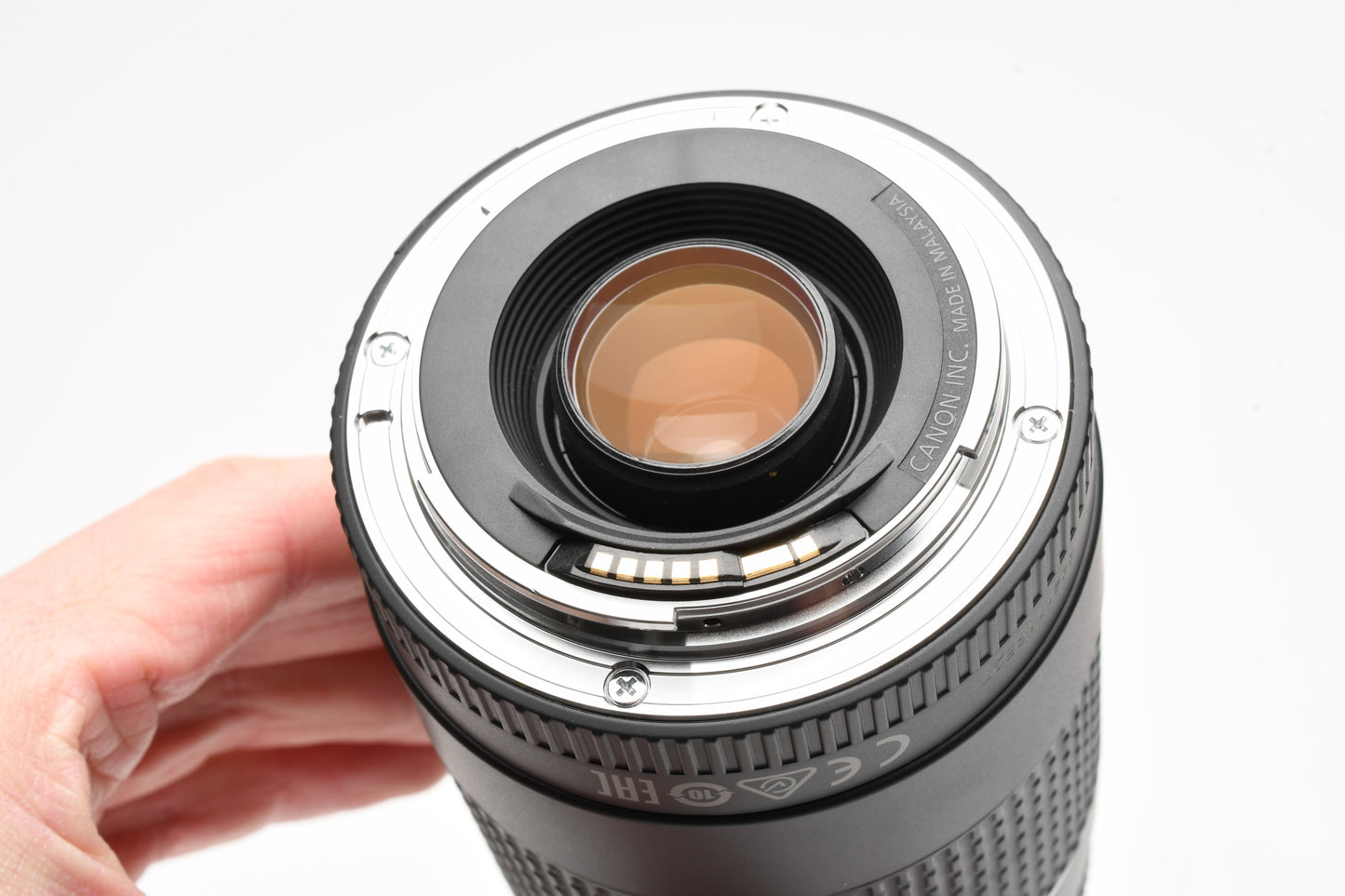 Canon EF 75-300mm f4-5.6 III Telephoto zoom lens, caps, Great!