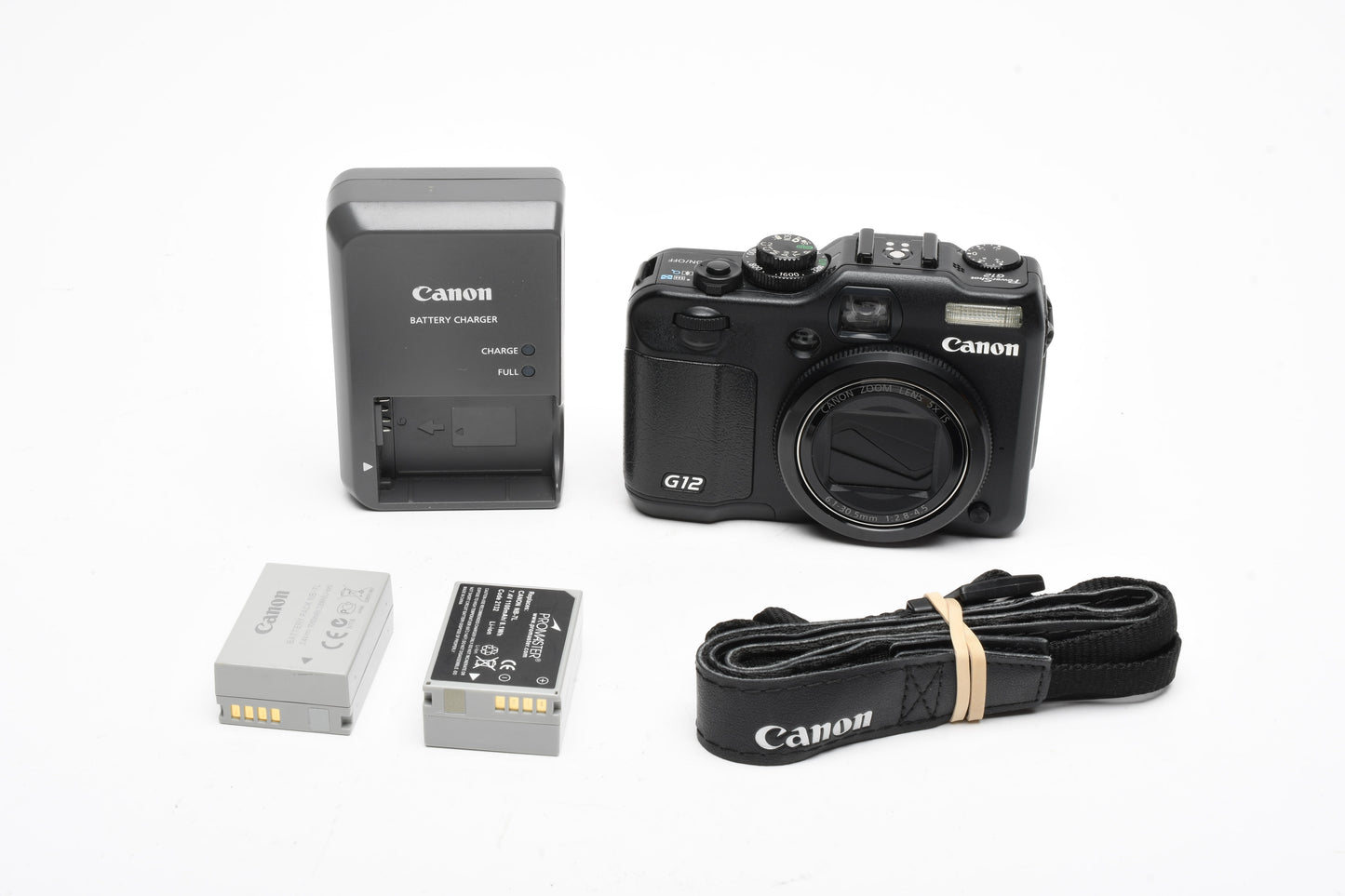 Canon G12 Digital Point&Shoot camera, 2X batts, charger, nice! Tested