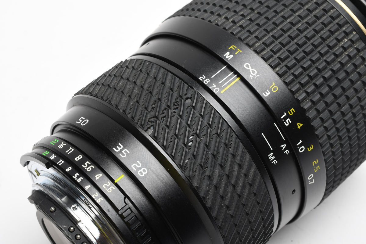 Tokina AF 28-70mm f2.6-2.8 zoom lens for Nikon Ai-S, UV+Caps, Great