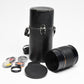 Minolta RF Rokkor-X 500mm f8 Reflex lens, filters, case, Great!