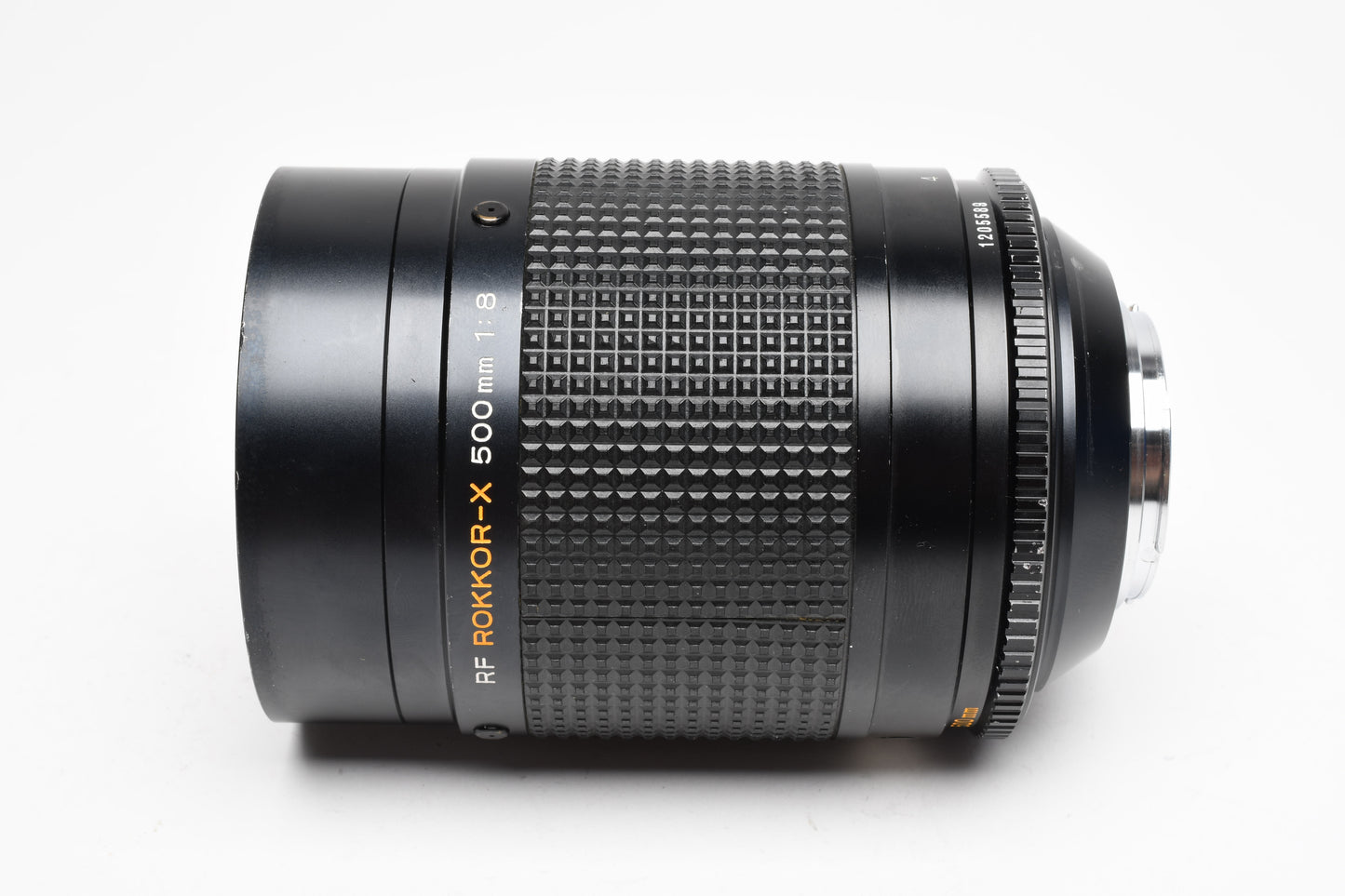 Minolta RF Rokkor-X 500mm f8 Reflex lens, filters, case, Great!