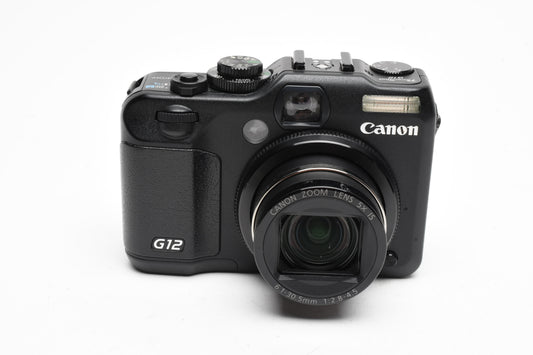 Canon G12 Digital Point&Shoot camera, 2X batts, charger, nice! Tested