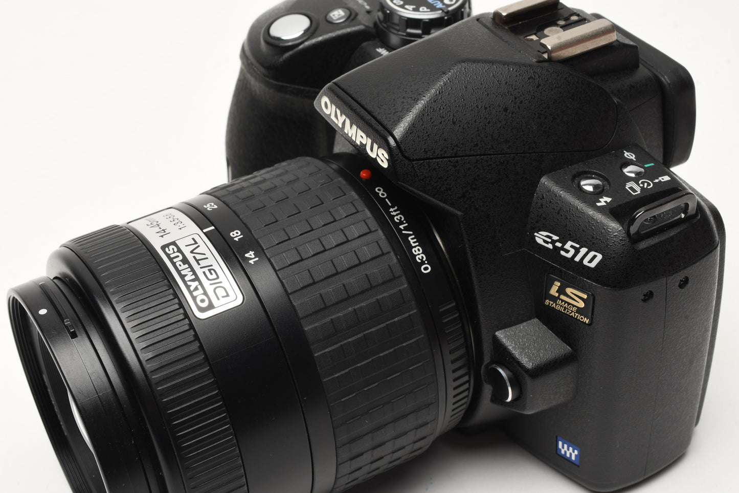 Olympus E510 IS 4/3 Camera w/14-45mm f3.5-5.6 zoom, 2Batts, CF, Great!