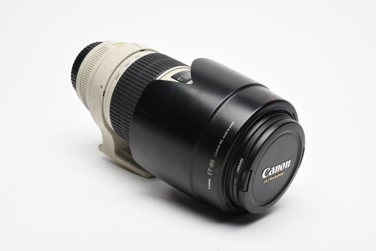 Canon EF 70-200mm f2.8L IS USM Tele zoom lens, caps, hood, collar, UV, Great!