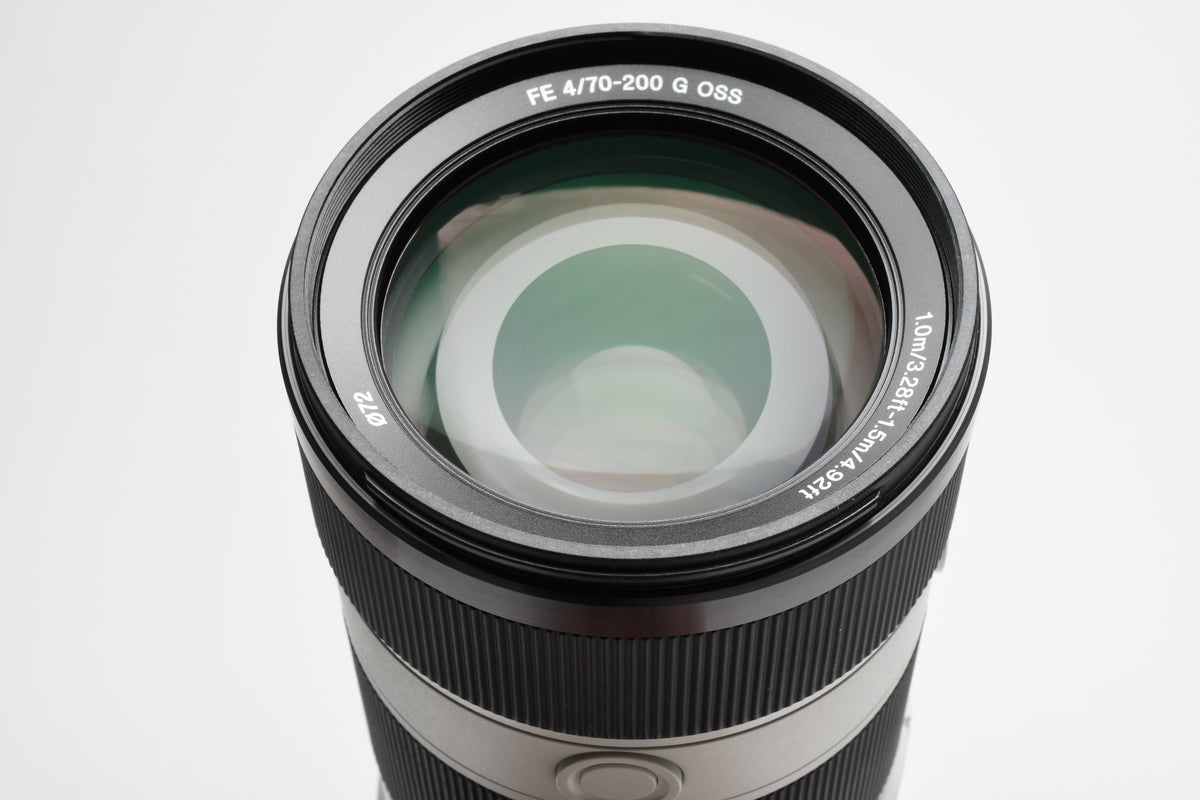 Sony FE 70-200mm F4 G OSS SEL7200G w/hood, caps, collar, pouch, +UV, Mint-