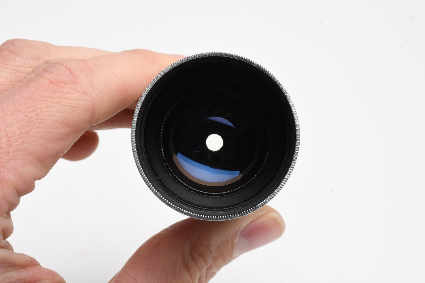 Elgeet 4" f4.5 Min-Tel D Mount lens in case