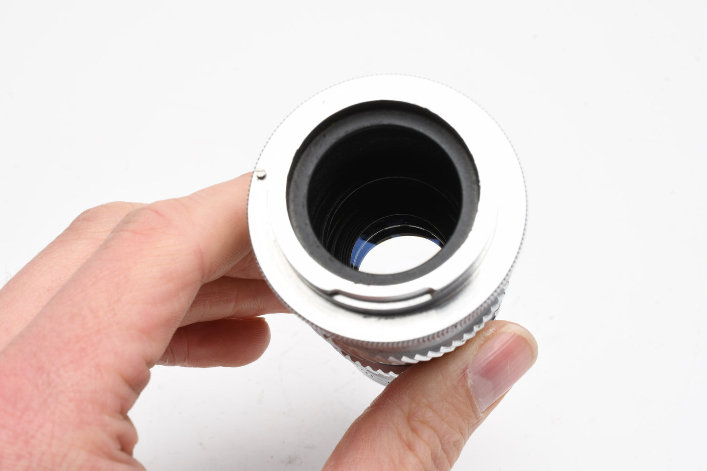 Elgeet 4" f4.5 Min-Tel D Mount lens in case