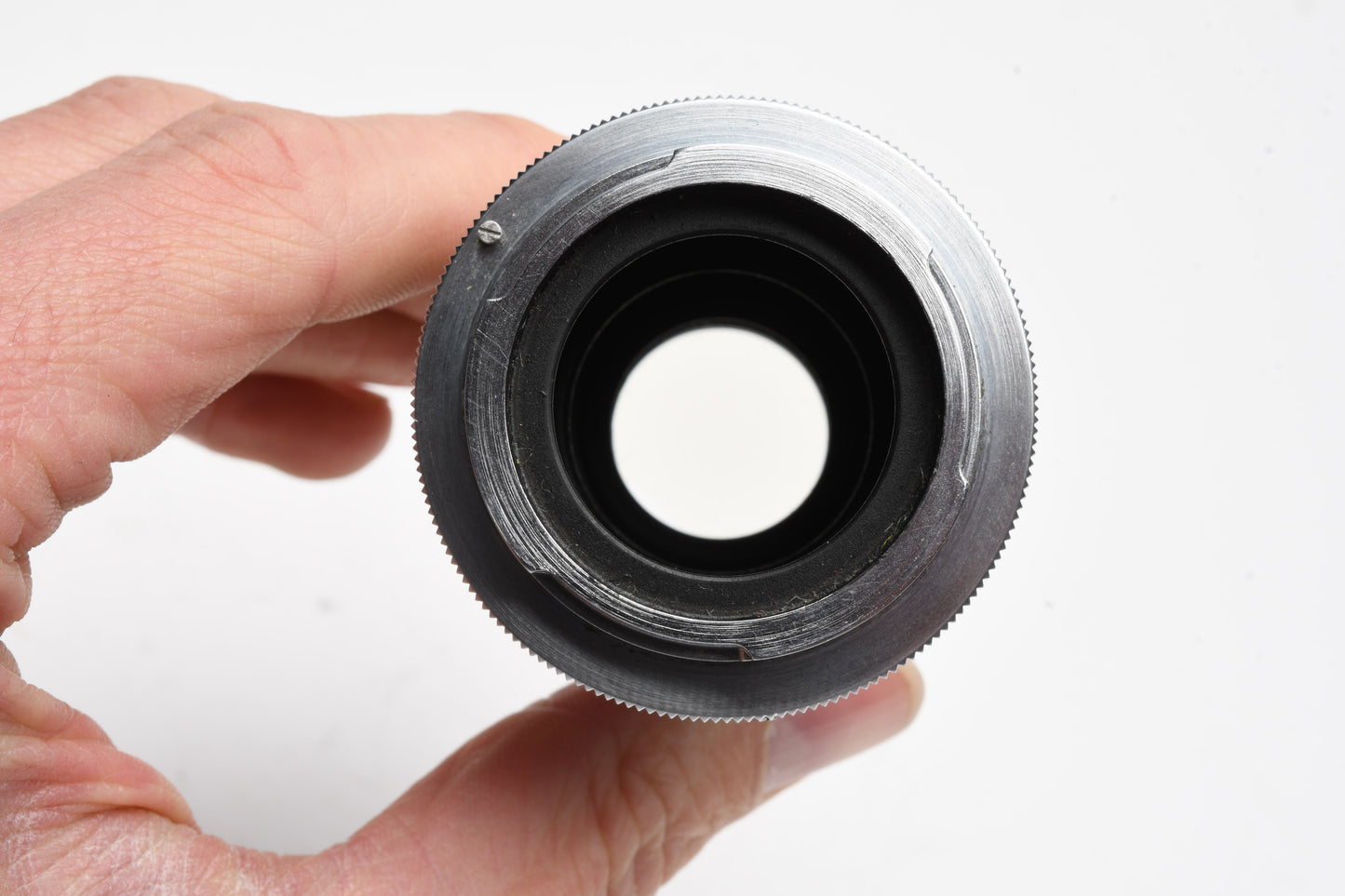 Elgeet 4" f4.5 Min-Tel D Mount lens in case