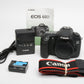 Canon EOS 60D DSLR Body w/battery, charger, strap, 6111K acts, tested, *Read