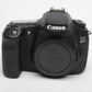 Canon EOS 60D DSLR Body w/battery, charger, strap, 6111K acts, tested, *Read