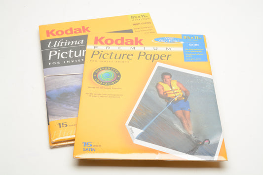 45 sheets Kodak Ultimate / Premium Ink Jet Photo Paper 8.5x11" High Gloss / Satin