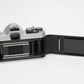 Pentax K1000 35mm SLR Body w/Pentax-M 50mm f1.7 lens, new seals, Great!