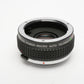 Cosina 2X Teleconverter for Olympus 35mm OM System, caps + case, clean
