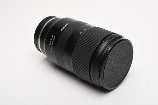 Tamron 28-75mm f2.8 Di III RXD for Sony E-Mount, Caps, USA