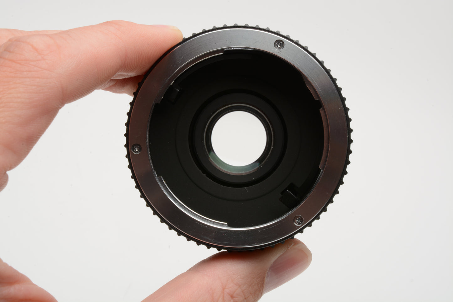 Cosina 2X Teleconverter for Olympus 35mm OM System, caps + case, clean