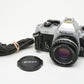 Nikon FG 35mm SLR w/Nikon E 50mm f1.8 lens, grip, New seals, Nice!!