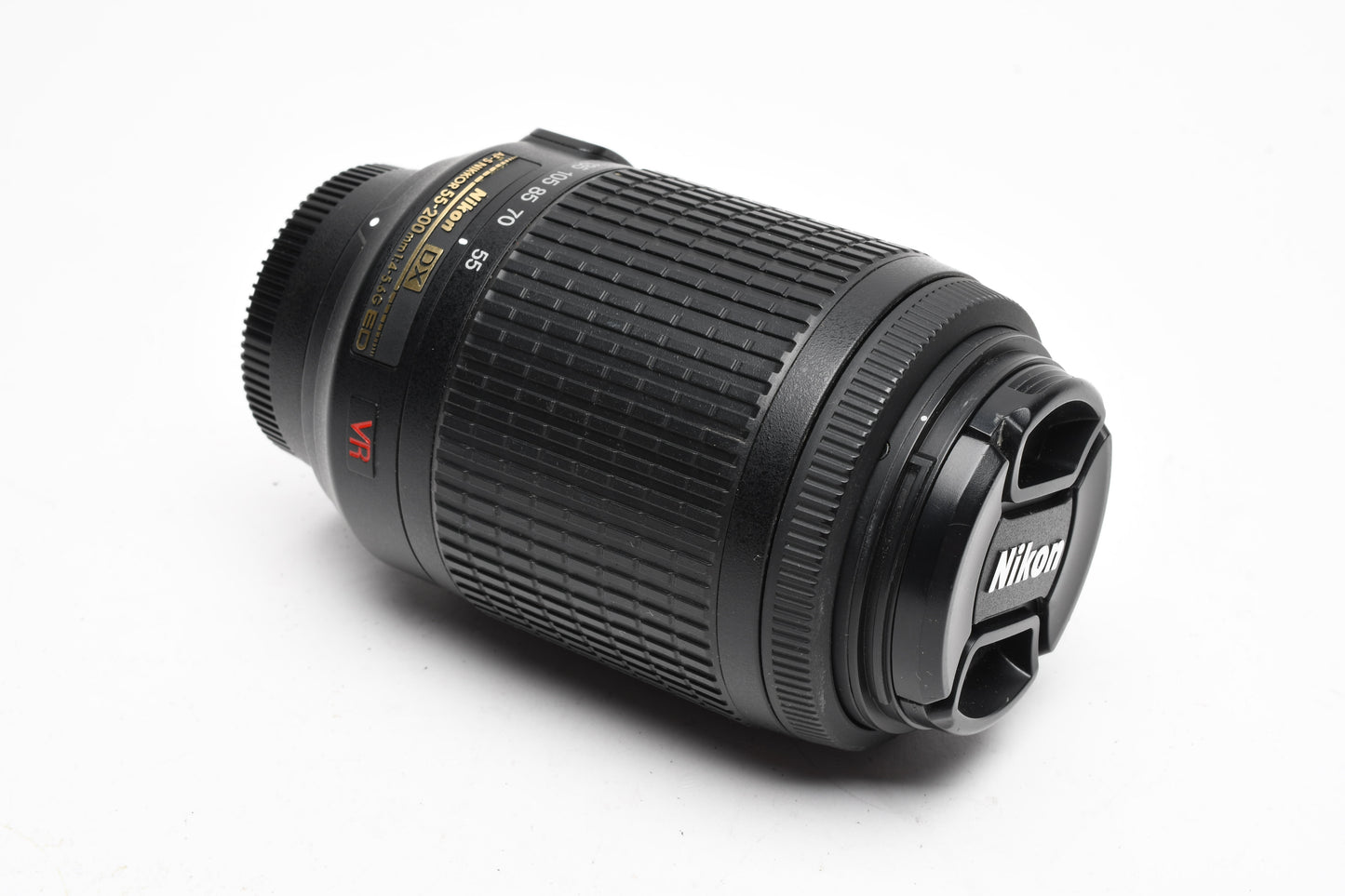 Nikon AF-S 55-200mm f4-5.6G ED VR DX SWM, Caps, Mint-