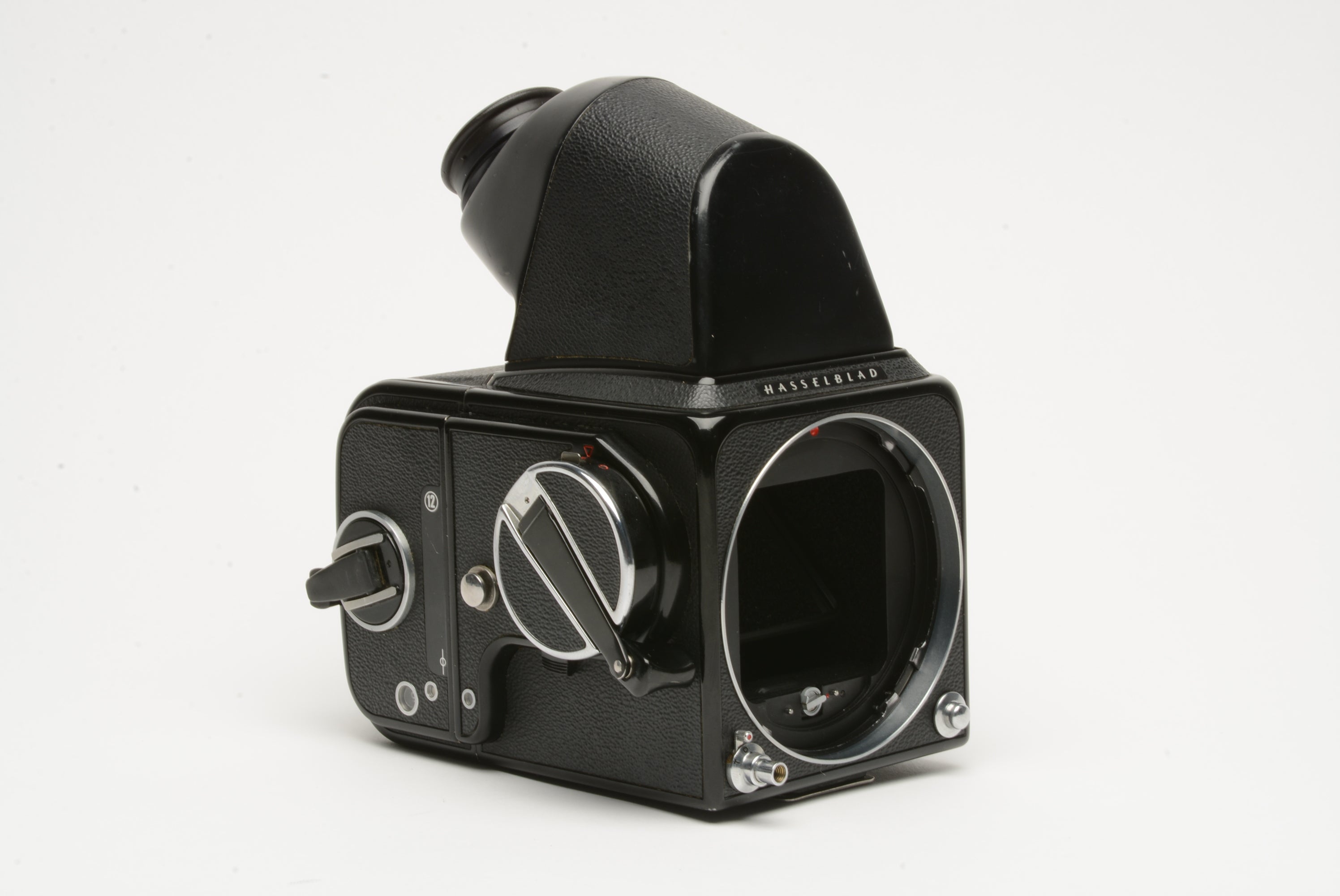 Hasselblad 500C/M Black Body w/A12 v2 back & prism, very clean