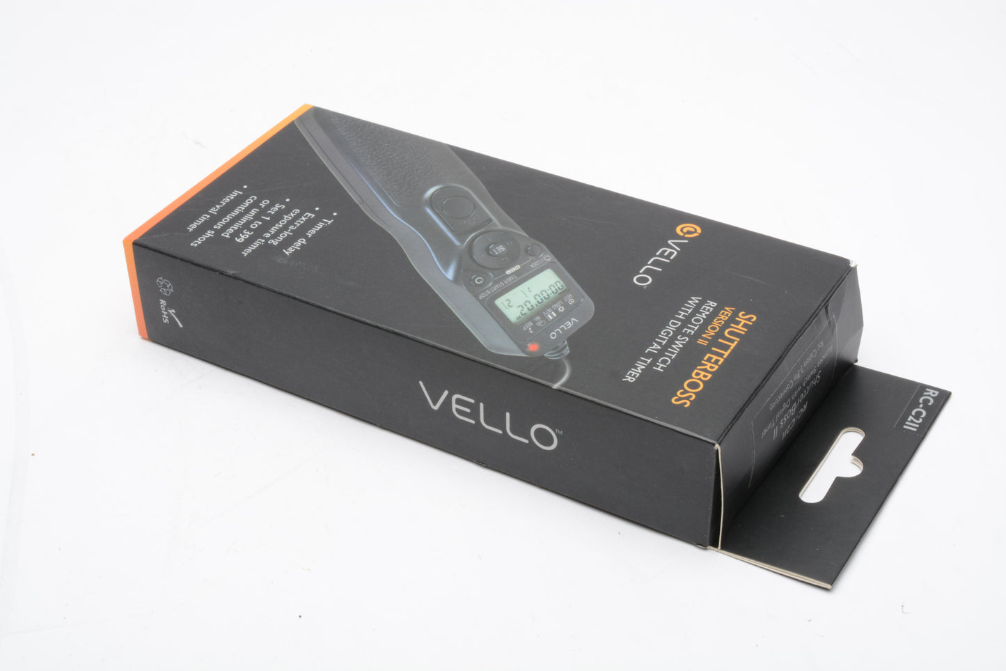 Vello Shutterboss V2 RC-C2II Remote switch digital timer intervalometer boxed for Canon