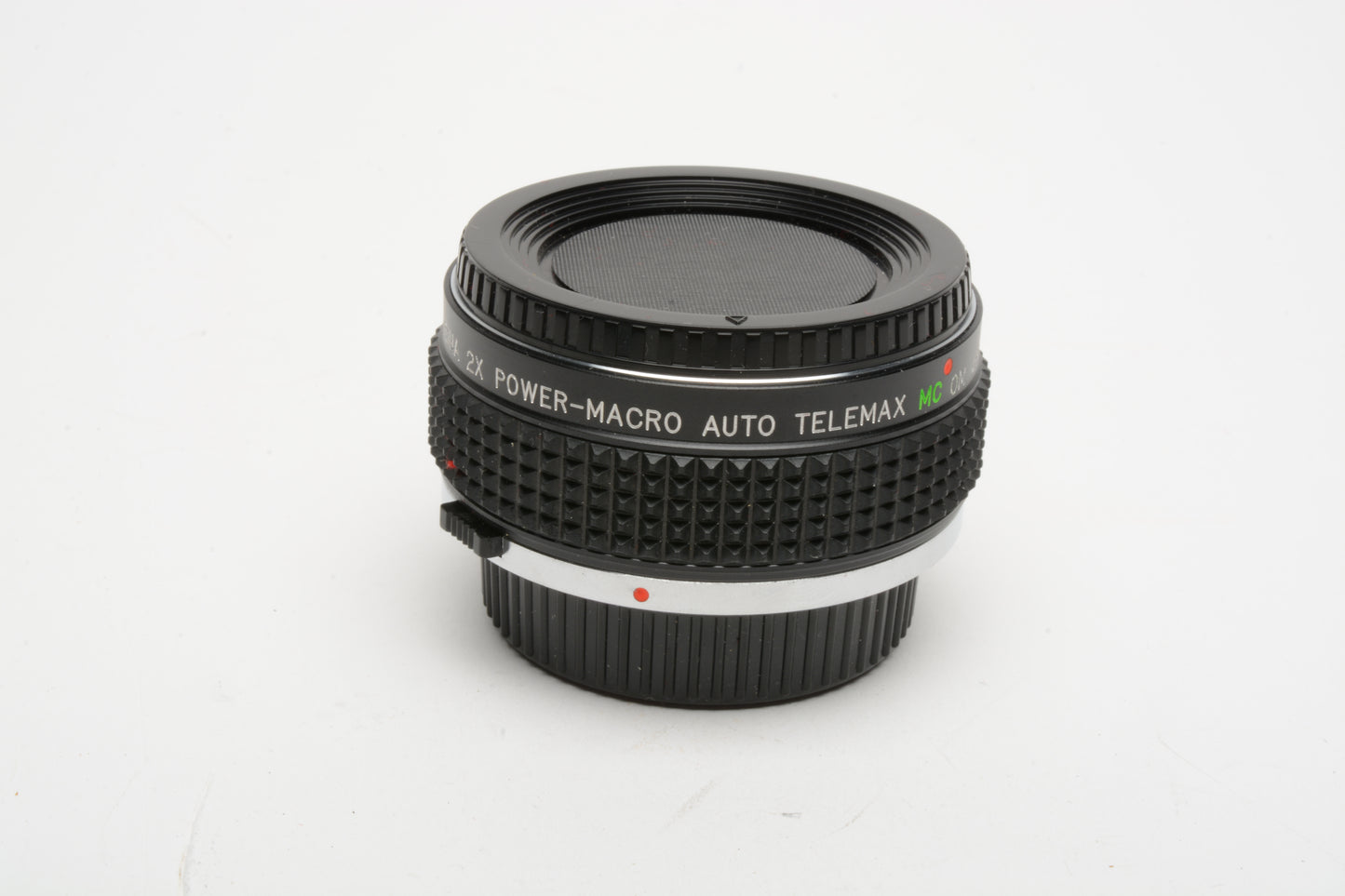 Cosina 2X Teleconverter for Olympus 35mm OM System, caps + case, clean