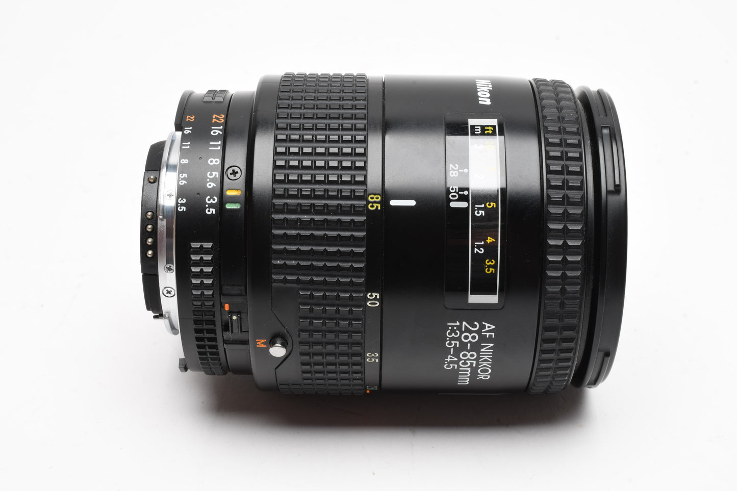 Nikon AF 28-85mm f3.5-4.5 macro zoom lens, caps, UV, Box, Great!