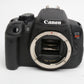 Canon EOS Rebel T5i DSLR Body Only, ONLY 277 Acts! + Batt+charger+strap