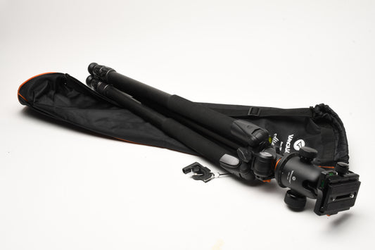 Vanguard Alta Pro 283CT Carbon Fiber tripod legs w/SBH-300 Head, Case, Great!