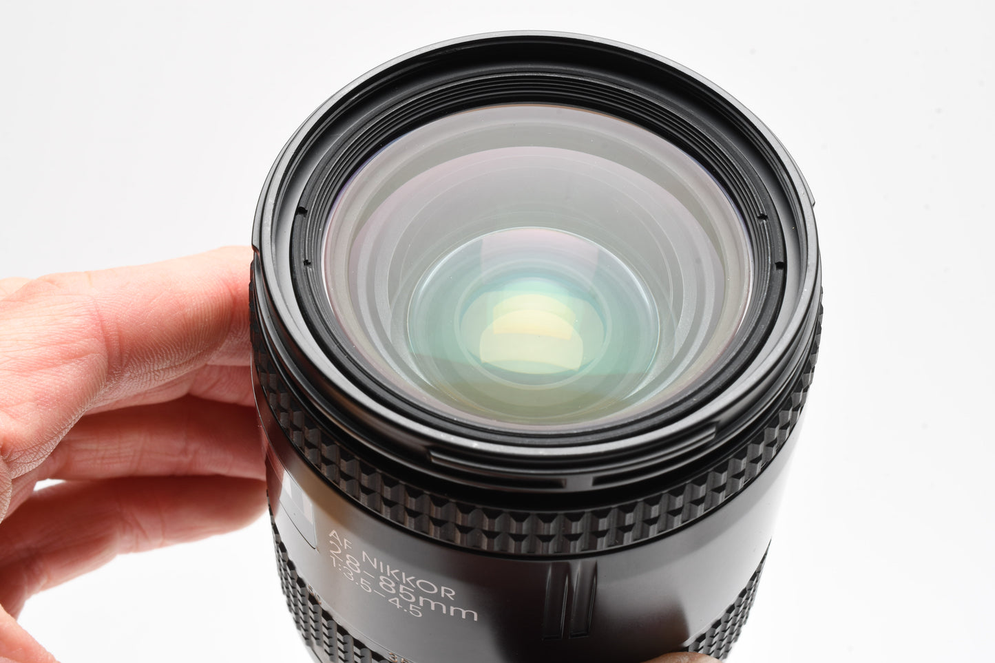 Nikon AF 28-85mm f3.5-4.5 macro zoom lens, caps, UV, Box, Great!