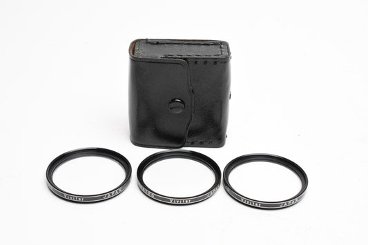 Vivitar 49mm Close-Up set +1, +2, +3  In fitted case