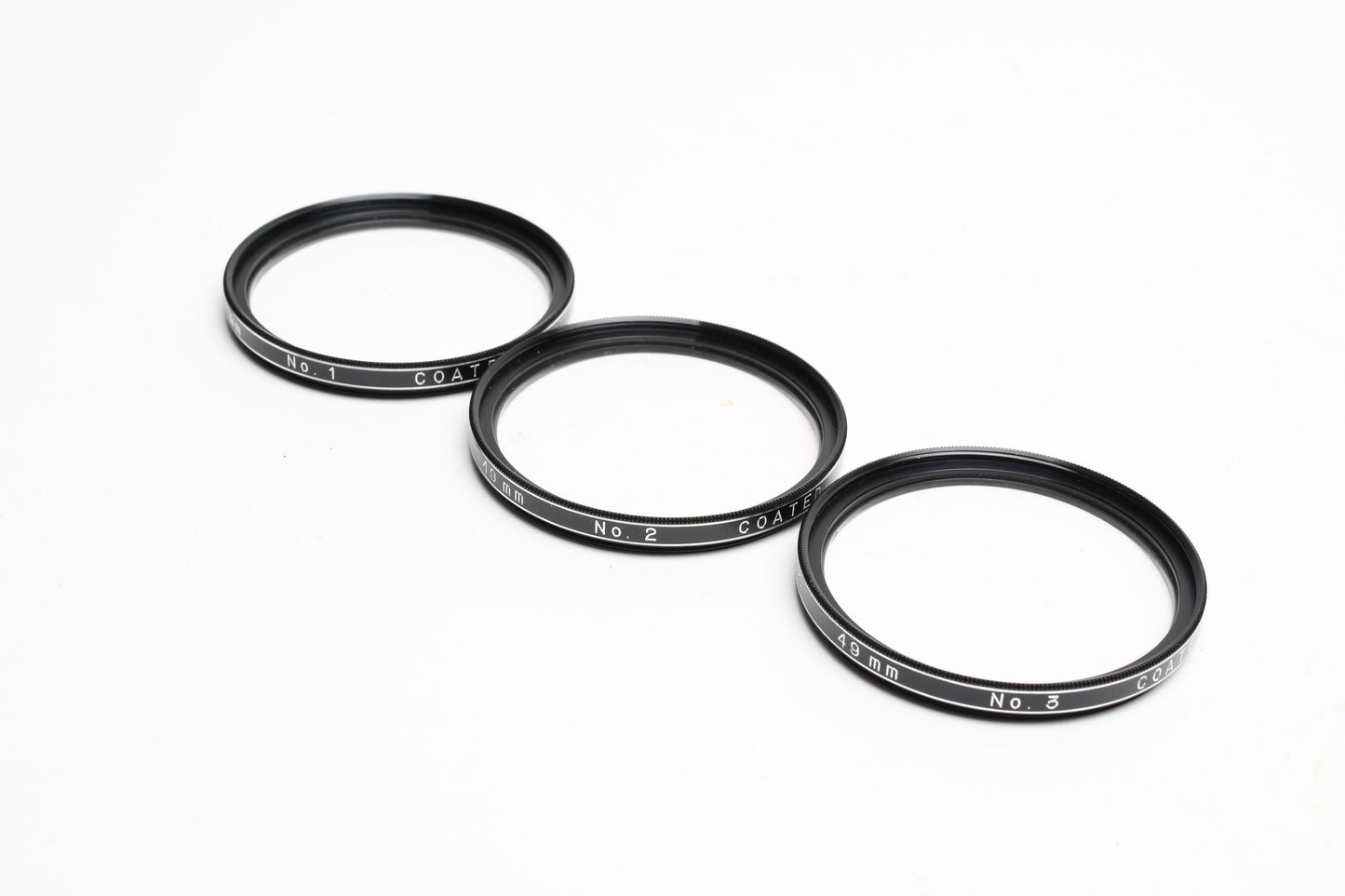 Vivitar 49mm Close-Up set +1, +2, +3  In fitted case