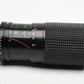Albinar ADG 80-200mm f3.9 Tele zoom lens for Minolta MD Mount, Caps, Good