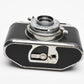 Bolsey Model B2 35mm camera w/44mm f3.2 lens, case, for Parts/Repair